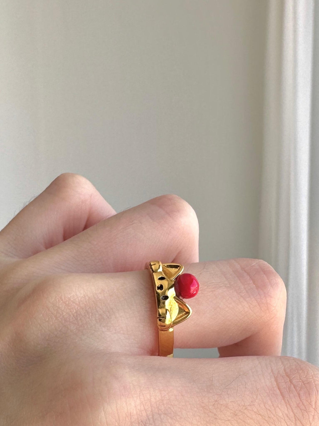 Empress Kitty Adjustable Ring