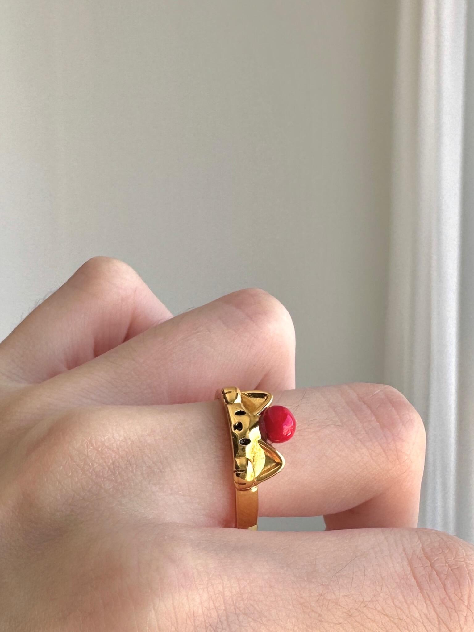 Empress Kitty Adjustable Ring