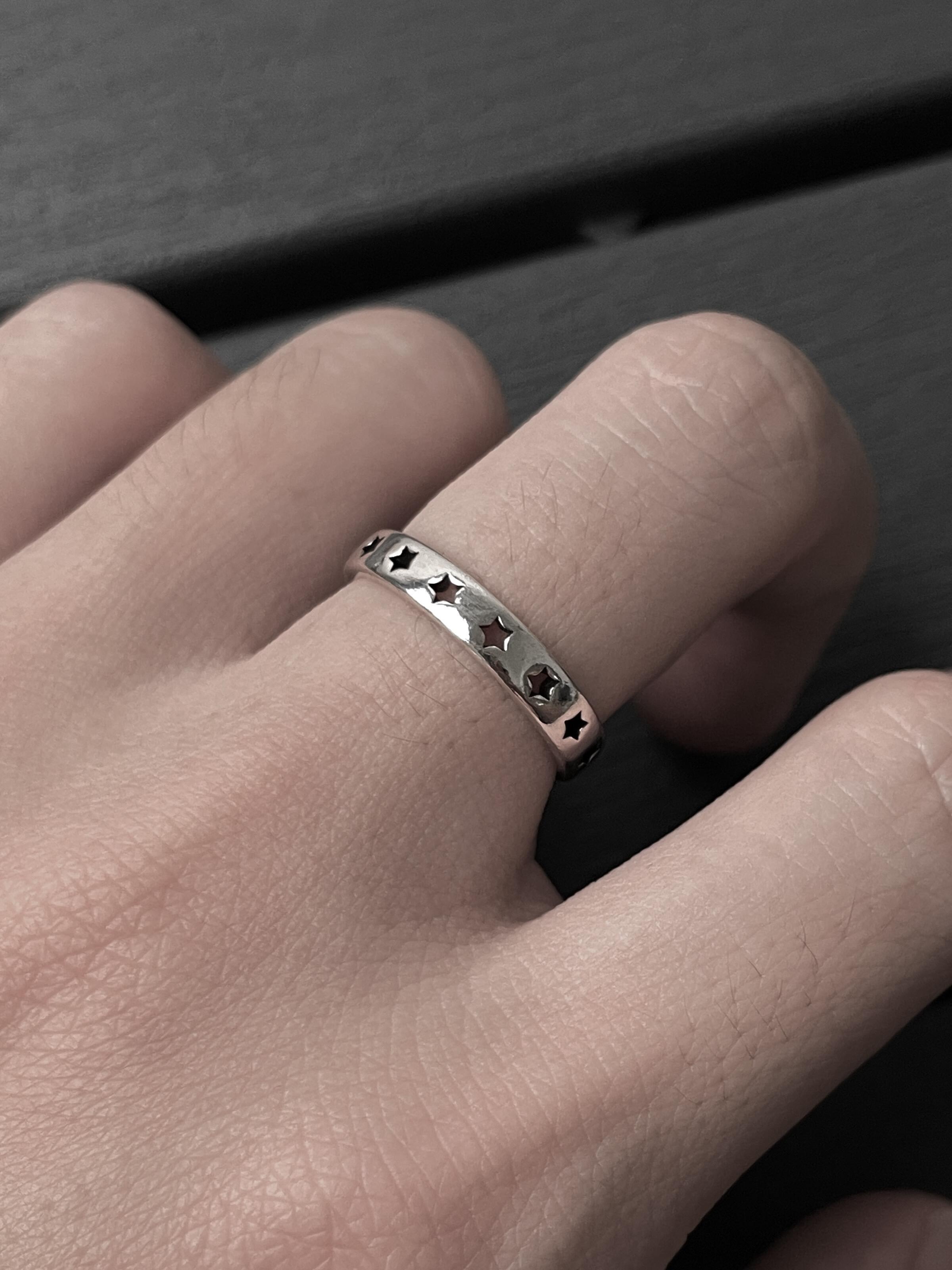 Star Punch Adjustable Ring