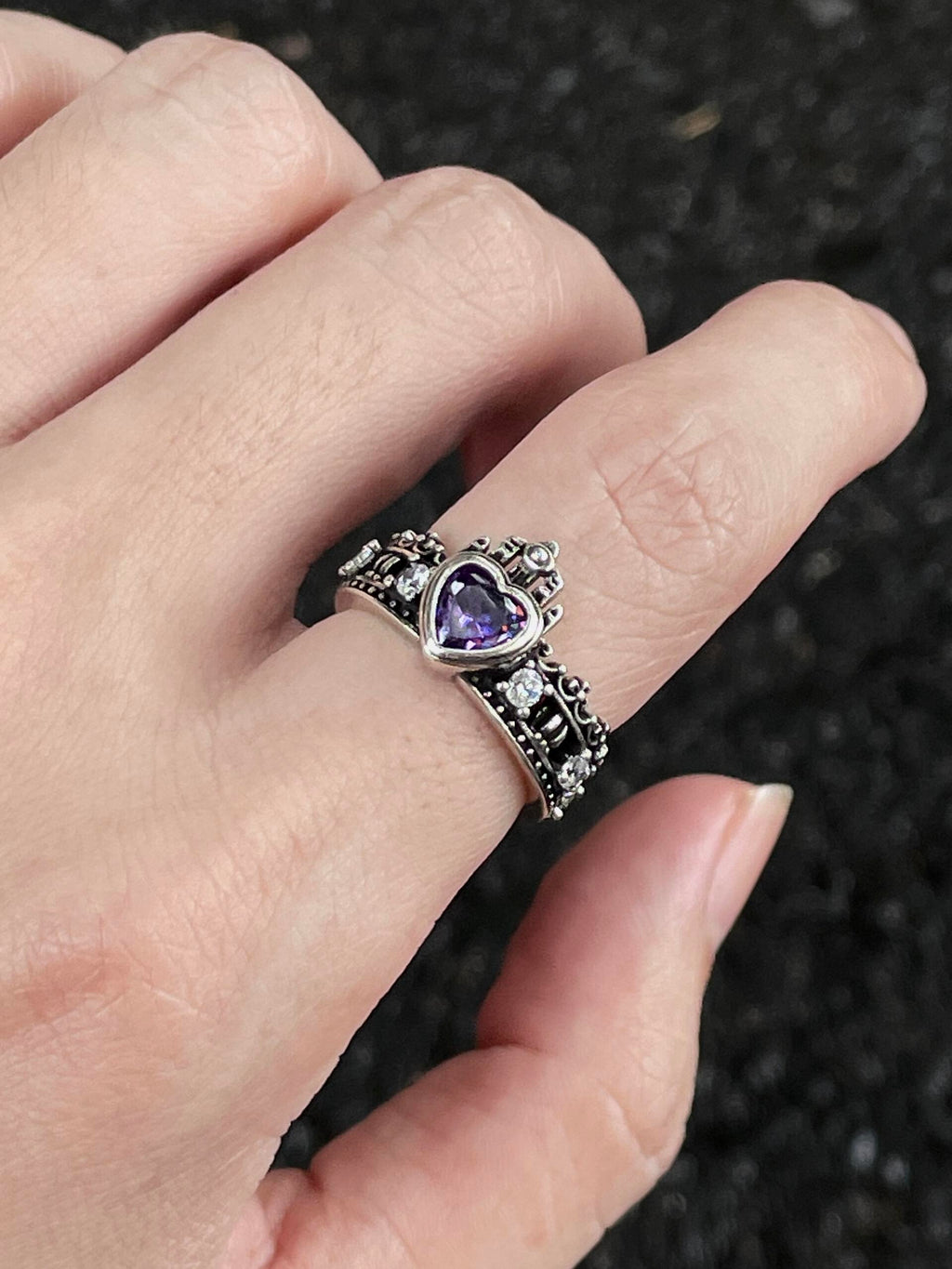 Royalty Tiara Adjustable Ring