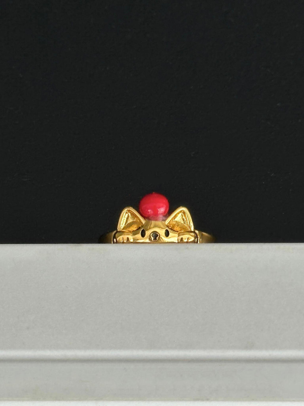 Empress Kitty Adjustable Ring