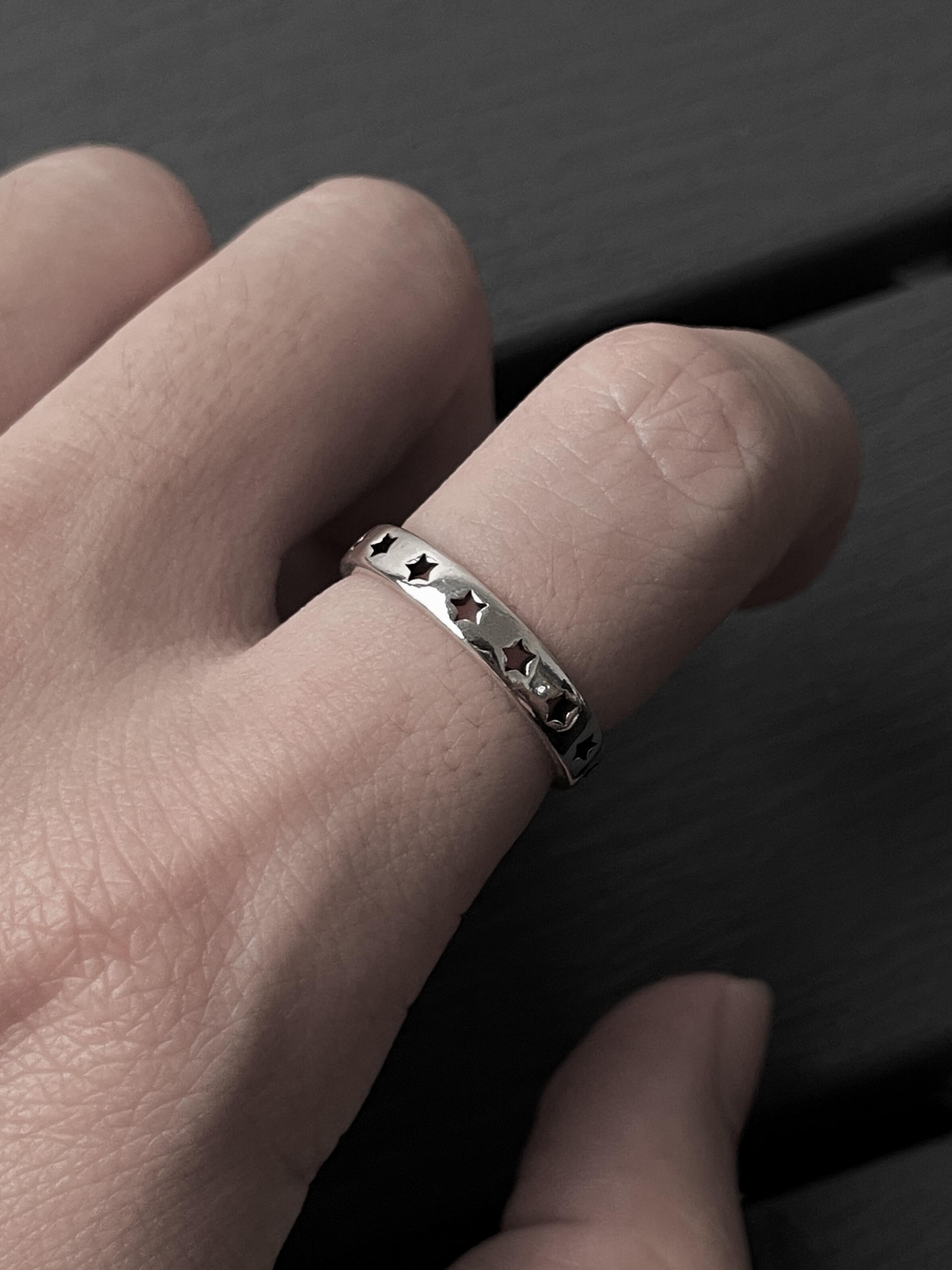 Star Punch Adjustable Ring