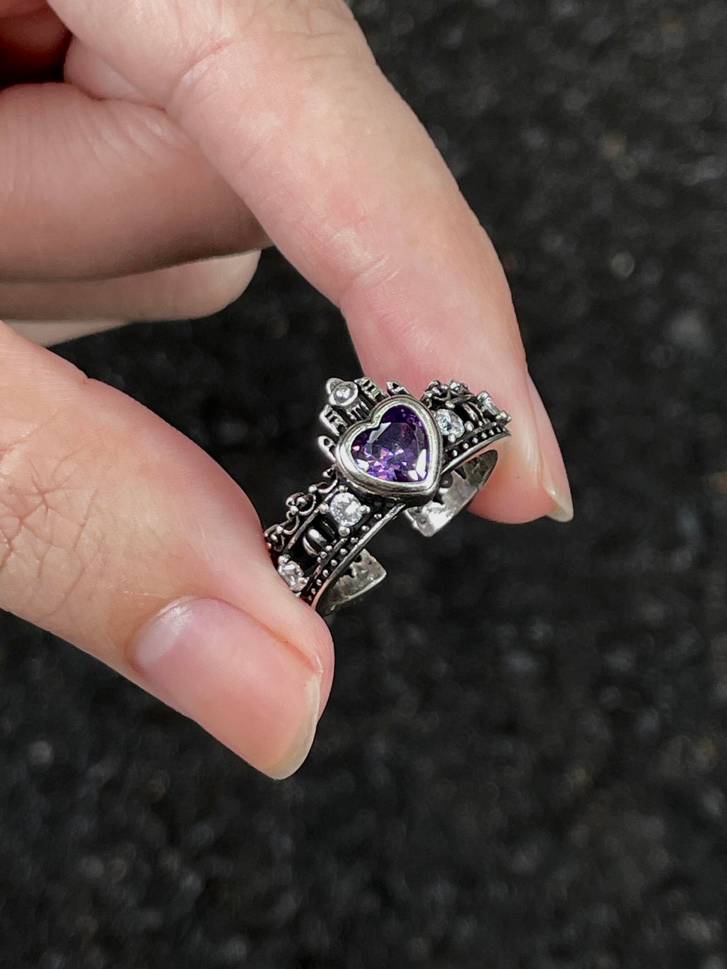 Royalty Tiara Adjustable Ring