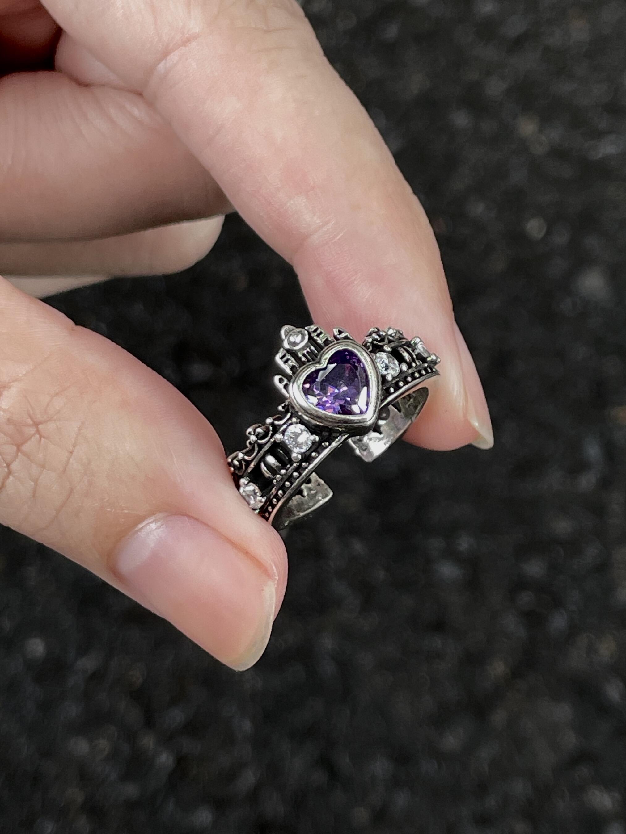 Royalty Tiara Adjustable Ring