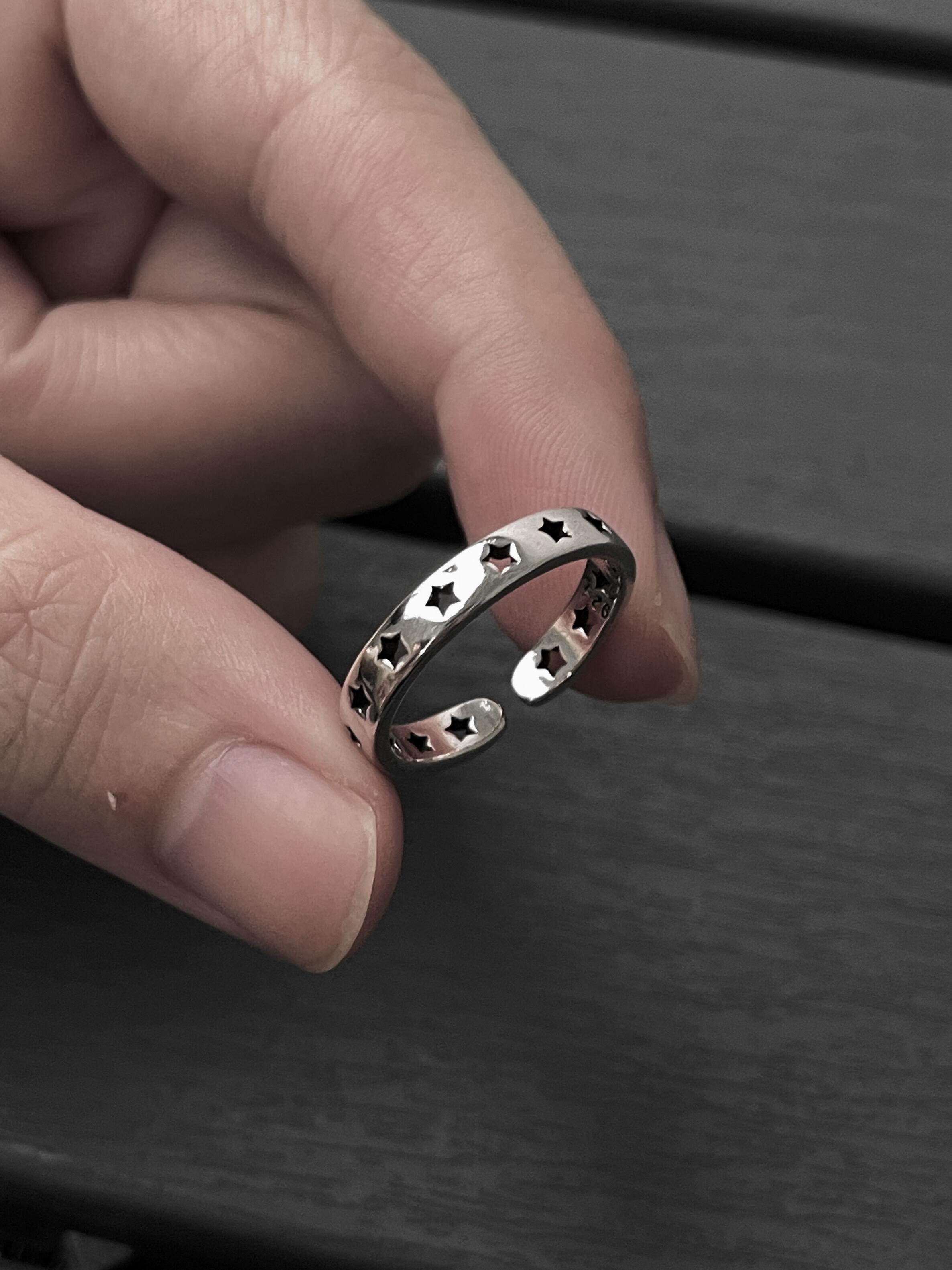 Star Punch Adjustable Ring