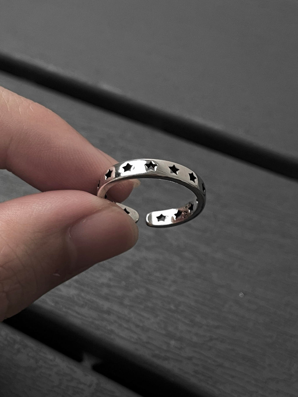 Star Punch Adjustable Ring