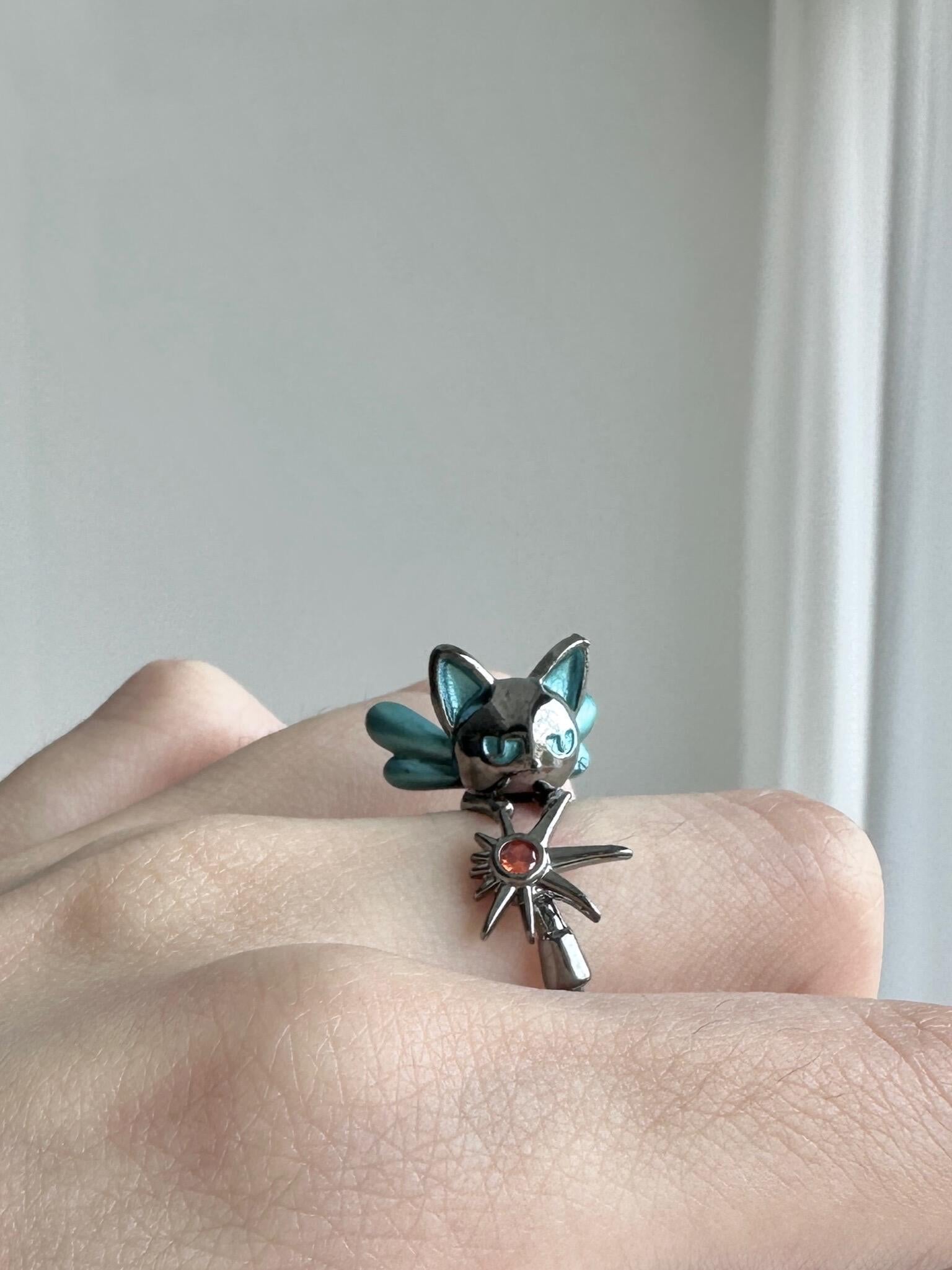 Neko Star adjustable Ring